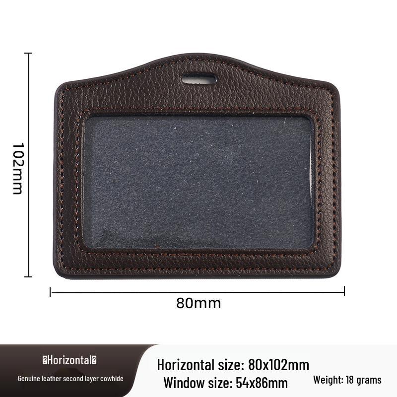 Genuine Leather Card Holder for ID & Documents