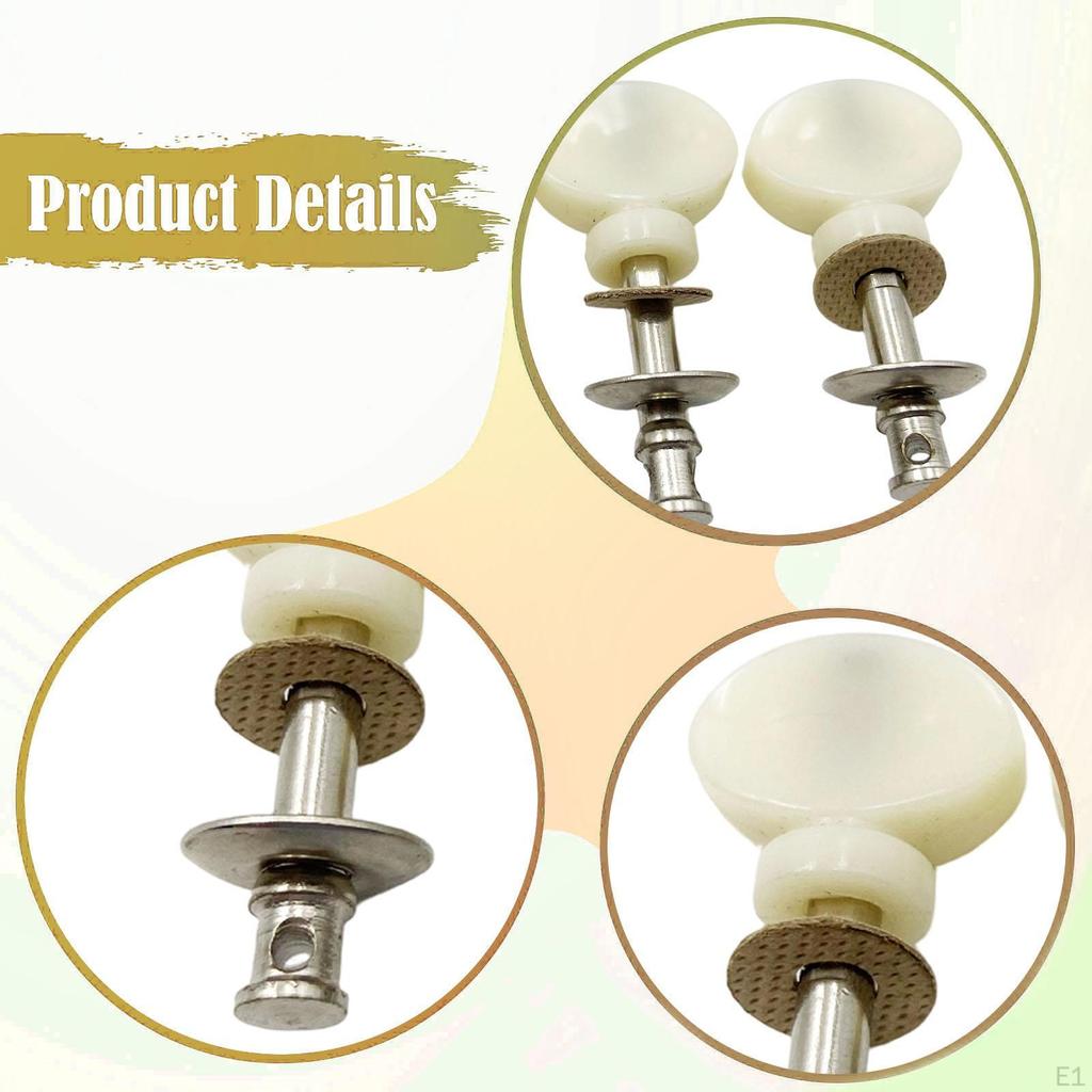 4 Pieces Ukulele Tuning Pegs Banjo Accessories Parts Replacement Machine Heads