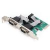 PCIE Serial Card 2 Ports Plug and Play Automatic Identification PCIE Expansion Card