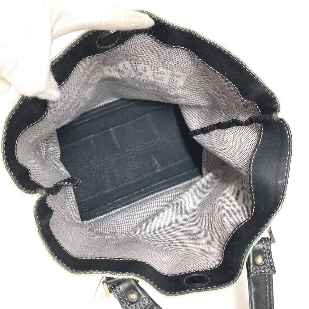 Salvatore Ferragamo Bucket logo Bag Tote Bag Shoulder Bag Black/gray