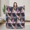 Super Star Michael Jackson Blanket Velvet Autumn/Winter  Multi-function Super Soft Throw Blankets for Bedding Car Bedspreads
