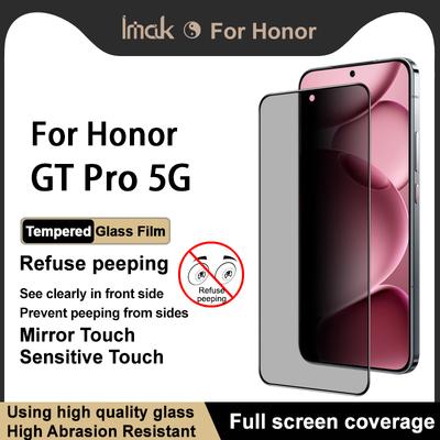 For Honor GT Pro 5G Cam IMAK Gizlilik Temperli Cam Tam Ekran Kapsama Filmi