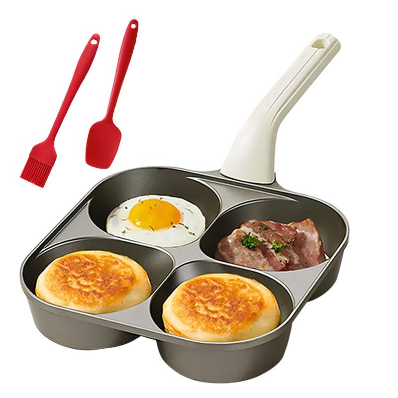 Tytanowa Patelnia Grillowa Nieprzywierająca Patelnia Śniadaniowa Jajka Burger Stek Patelnia do Smażenia 3/4 Filiżanki Patelnia do Naleśników Omletów Kuchenka Gazowa i Indukcyjna