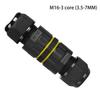IP68 Waterproof Cable Connector M16 M20 M25 2 Way Junction Box for Outdoor Electrical Wire Accessories