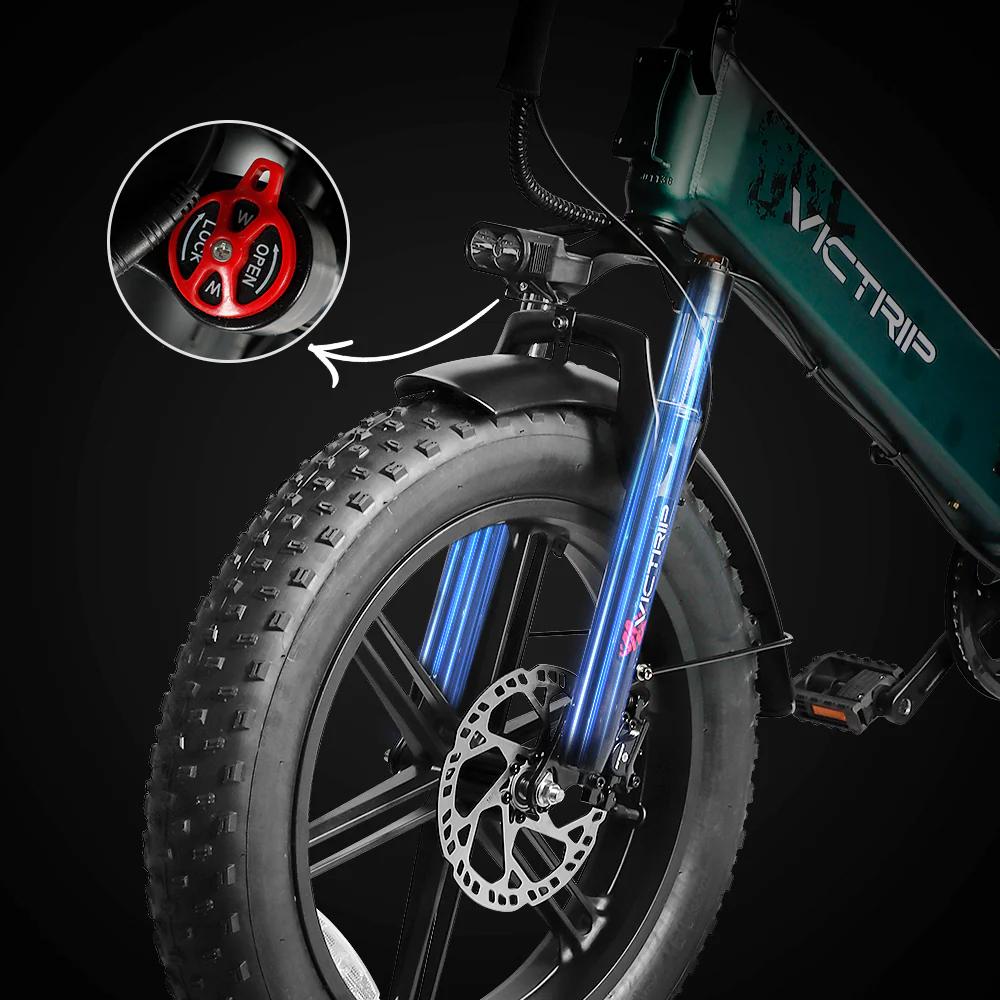 VICTRIP T5 Foldable Ebike 20 Inch Folding Electric Commuter Bike | 250W Lightweight Ebike