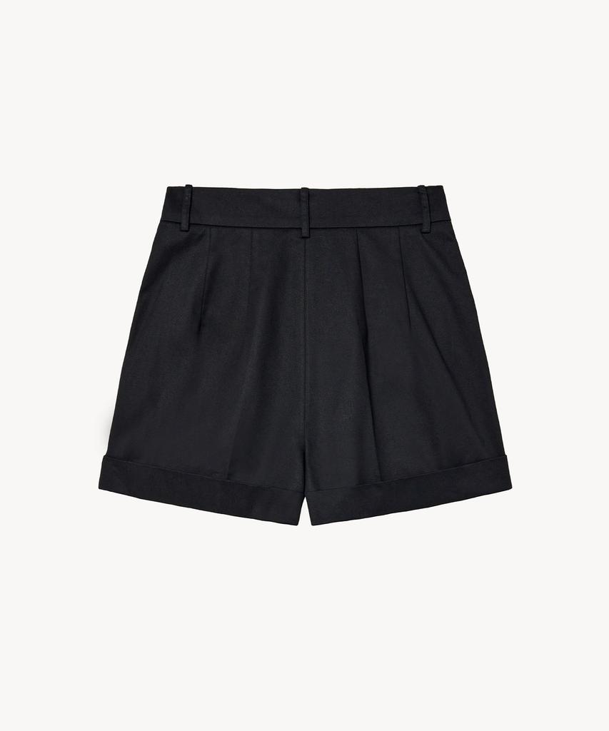 LADY VOLUME Form Roll-Up Shorts (Black)