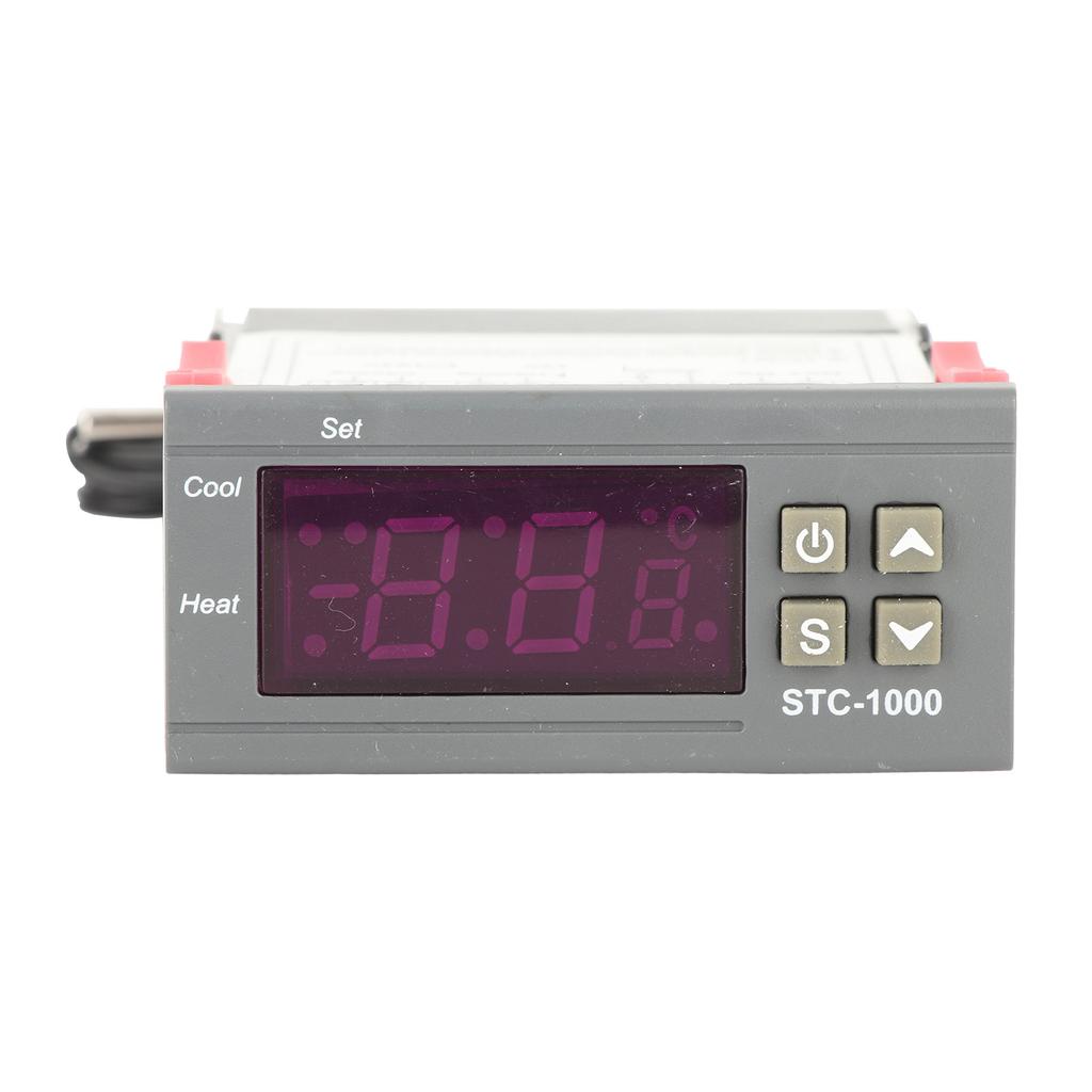 Digital Temperature Controller Digital Temperature Controller Cooling and Heating Thermostat with  Sensor ‑1000