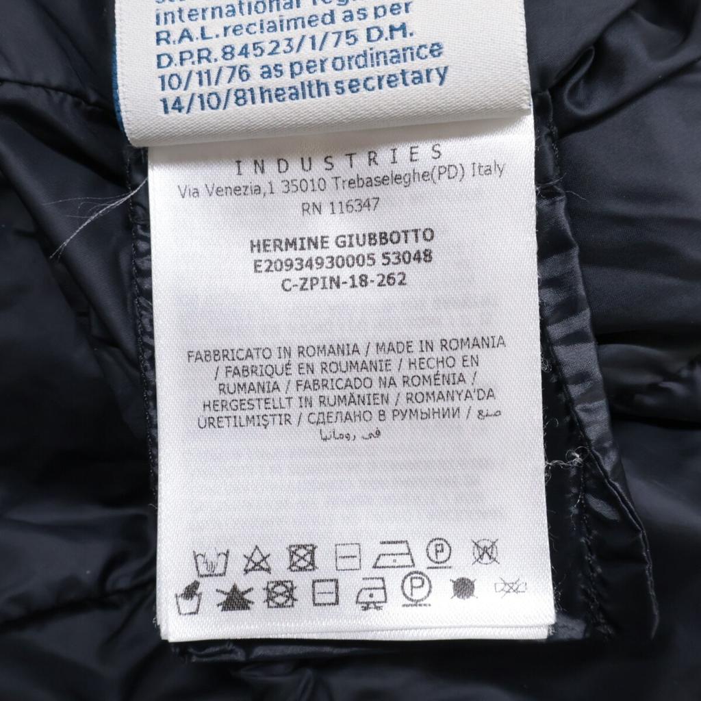 MONCLER Beautiful HERMINE down jacket coat 2 blackUsed