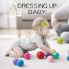 Soft and Elastic Bow Cotton Headband for Newborns and Infants (Pack of 10) - Multicolor