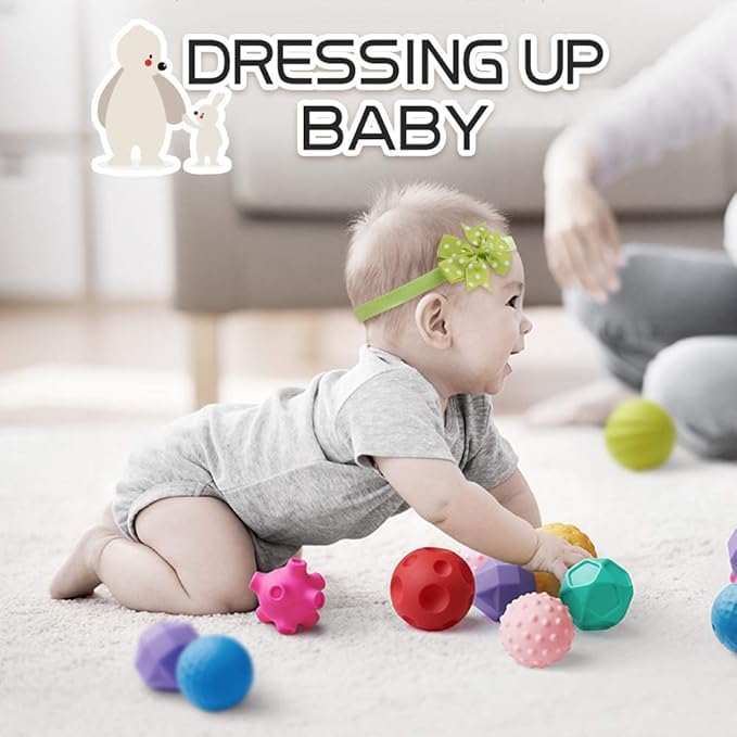 Soft and Elastic Bow Cotton Headband for Newborns and Infants (Pack of 10) - Multicolor