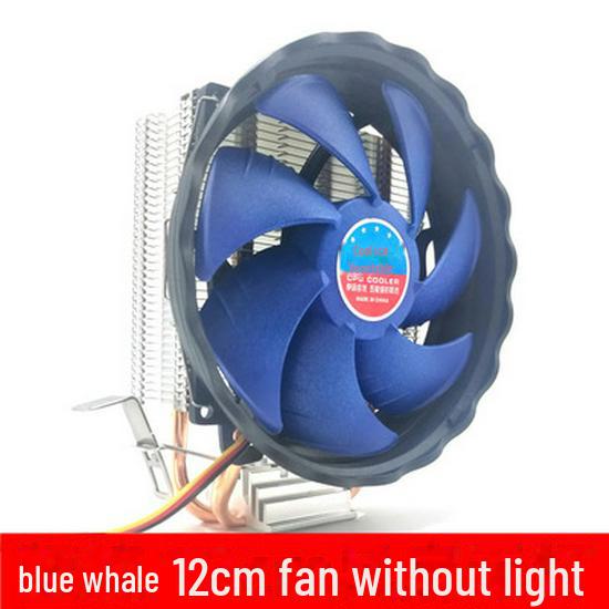 

Cool Music Ice Peak 12 см Blue Whale CPU кулер, вентилятор с двумя тепловыми трубками для платформ AMD/INTEL