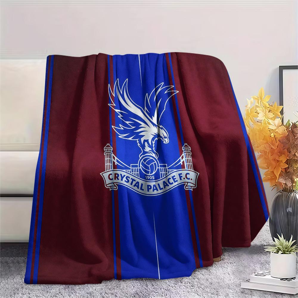Couverture Flannelle Crystal Palace F.C, Haute qualité Confortable pour Toutes les Saisons, Décoration d'Intérieur, Chaleur et Confort
