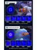 LED Marine Aquarium Light with Dimming and Timer for Saltwater Tanks, Clownfish & Coral, Blue/White Clip-on with Enhanced Blue Light