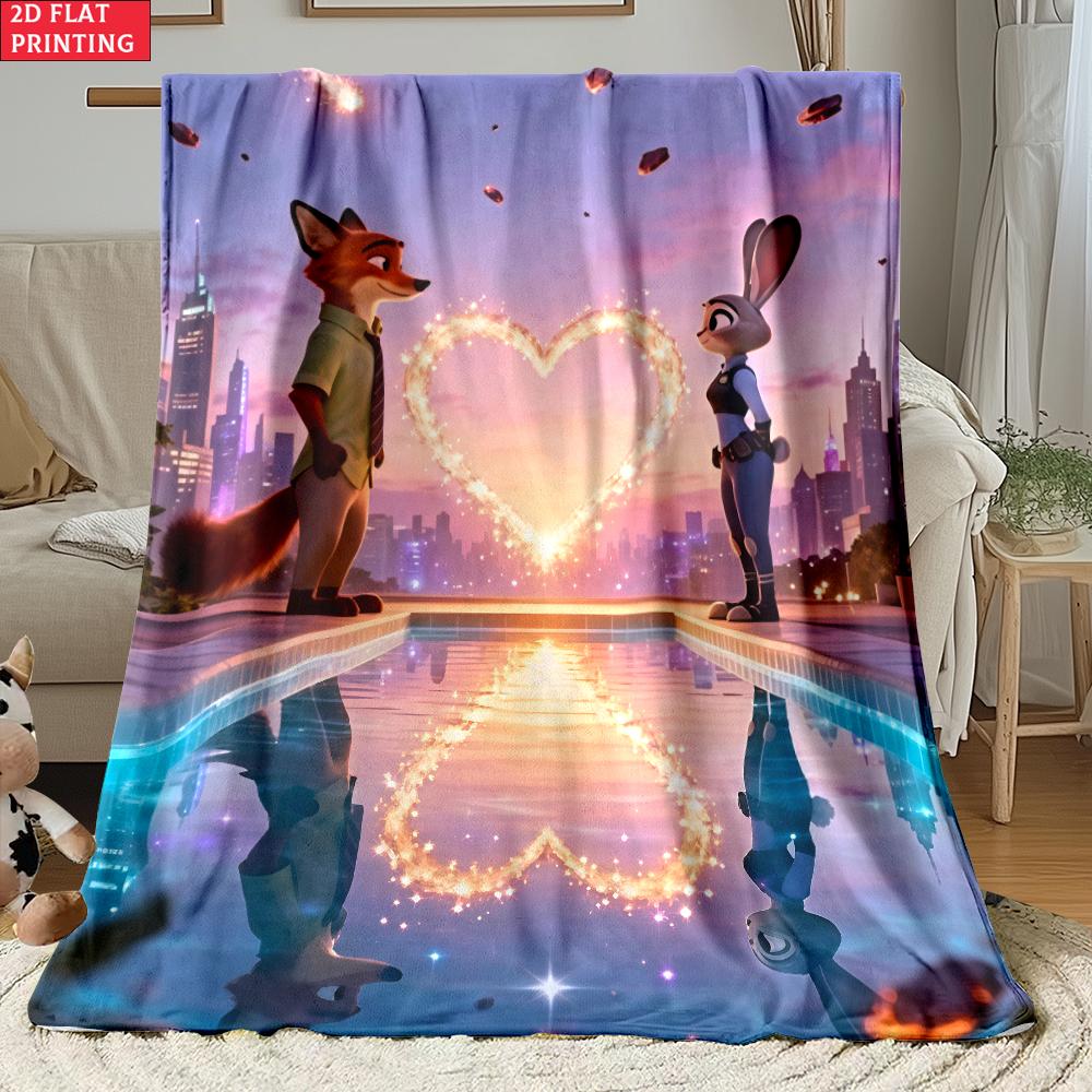 Judy & Nick Thin Flannel Blanket for Bedrooms,Living Rooms,Sofas Blankets,Lunch Breaks,Picnics,blankets Fluffy Blanket
