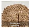 Large Capacity Straw Woven Shoulder Tote - Ideal for Seaside Vacations and Commutes