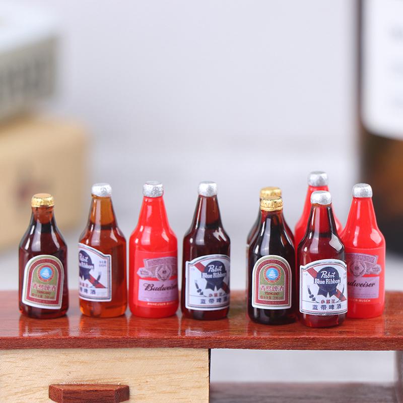 Miniature Food And Play Shooting Props Simulation Mini Beer Bottle