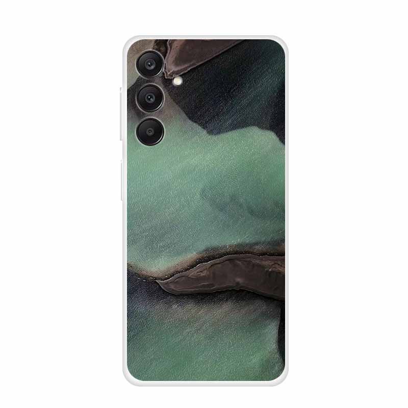 Marble Patterns Phone Case for Samsung A25 Soft Transparent TPU Clear Cover for Samsung Galaxy A 25 Protective Silicone Shell
