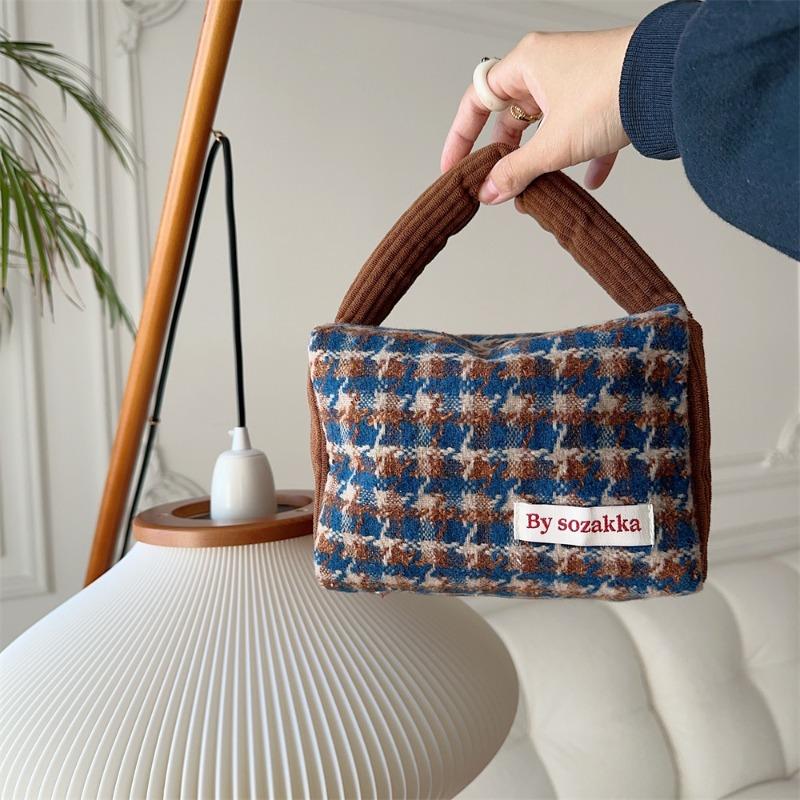 

1 осень и зима новая шерстяная сумочка новая сумочка сортировочная портативная хозяйственная сумочка