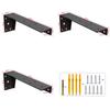 Heavy Duty Support L Shaped 90 Degree Right Angle Wall Support Tool for Shelf Bracket