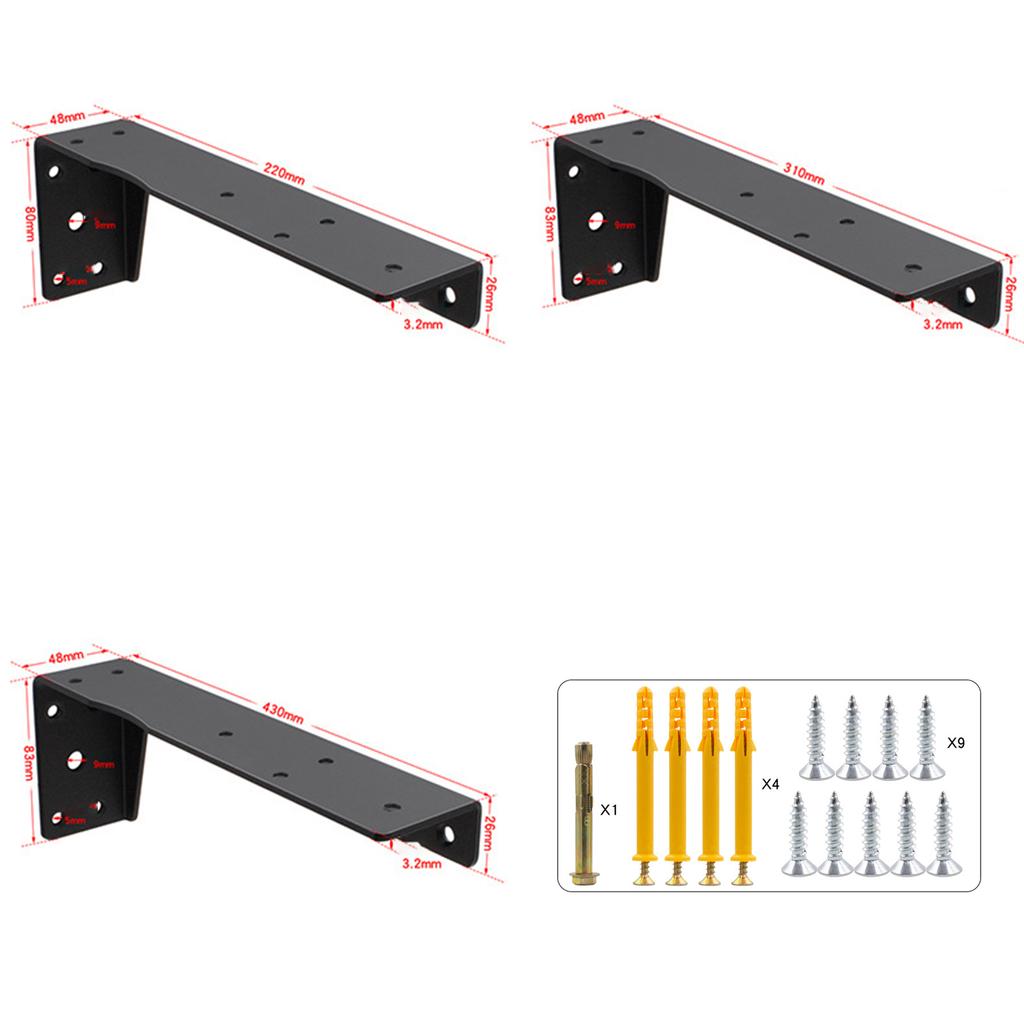 Heavy Duty Support L Shaped 90 Degree Right Angle Wall Support Tool for Shelf Bracket