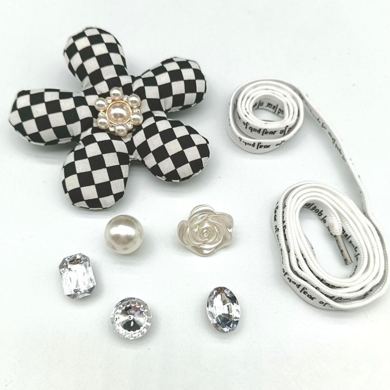 

Мода 14 шт. DIY Подвески для обуви Блестящая цепочка из страз Аксессуары для клогов, шлепанцев