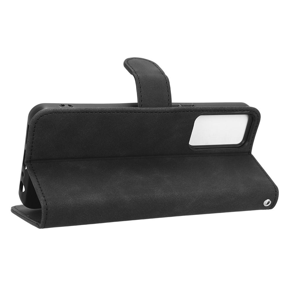 Protective Cell Phone Cover For TCL 40R 5G Skin-Touch Feeling PU Leather Flip Wallet Case Stand