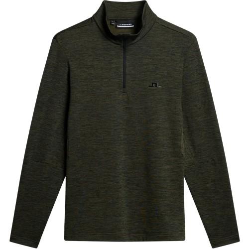 J.Lindeberg Mens Destry Zip Neck Sweatshirt