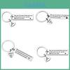 Modern Artistic Stainless Steel Keychain Heart Charm For Friends And Family Gifts