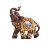 Traditional Chinese Feng Shui Lucky Elephant Statue Resin Animal Sculpture Elephant Figurine Ornament Home Decoration