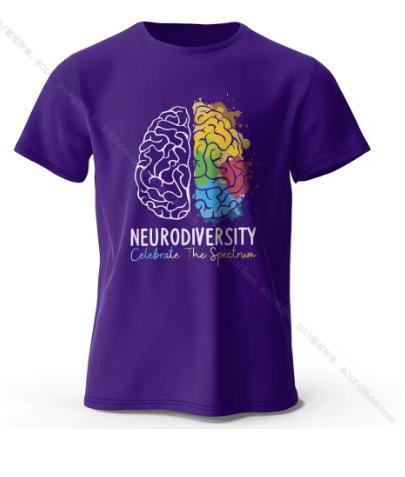 Creative Thinking Maps printed T-shirts, super soft round neck short-sleeved T-shirts for men and women
