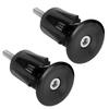 2PCS Bike Handlebar End Cap Bicycle Handlebar Plug for Mountain Bikes Road BikesBlack