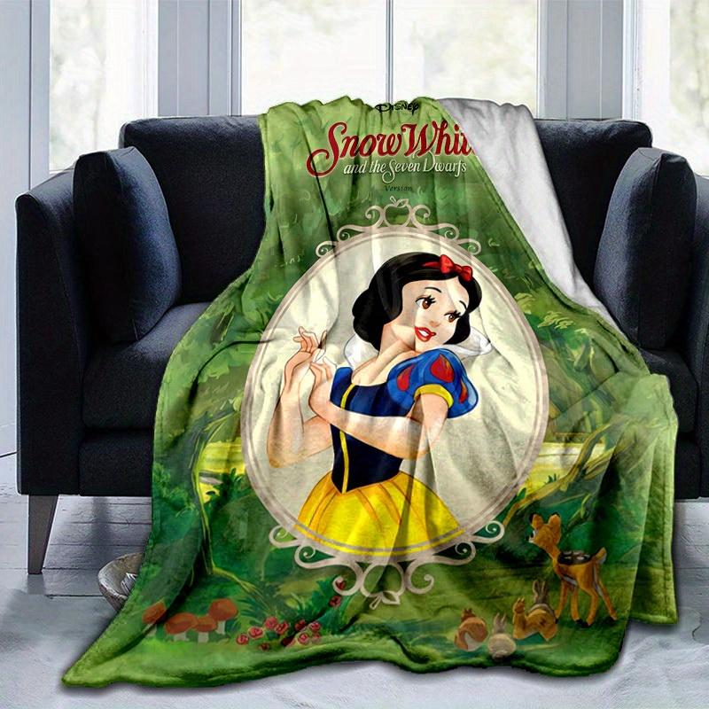 1pc, Snow White Home Decor Blanket, Flannel Throw for Your Living Room, Bedroom, and More! Perfect as a Sofa Blanket, Outdoor Blanket