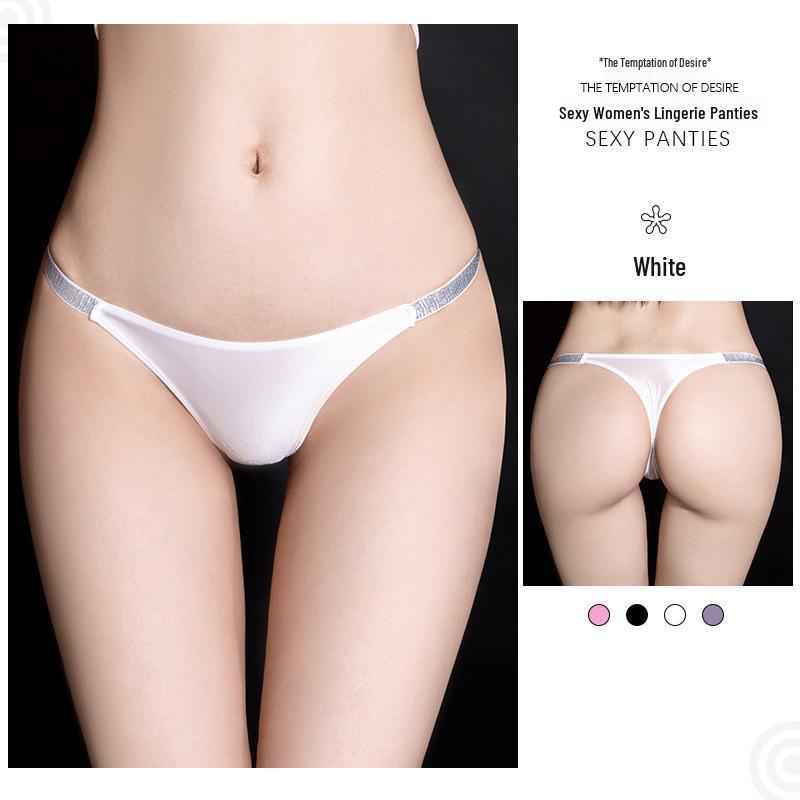 Temptation String: Hautfreundlich, Atmungsaktiv, Elastisch, Hüfttief, Po-formende Damenunterwäsche