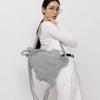 Pleatsmama Glitter Silver New Bow Backpack