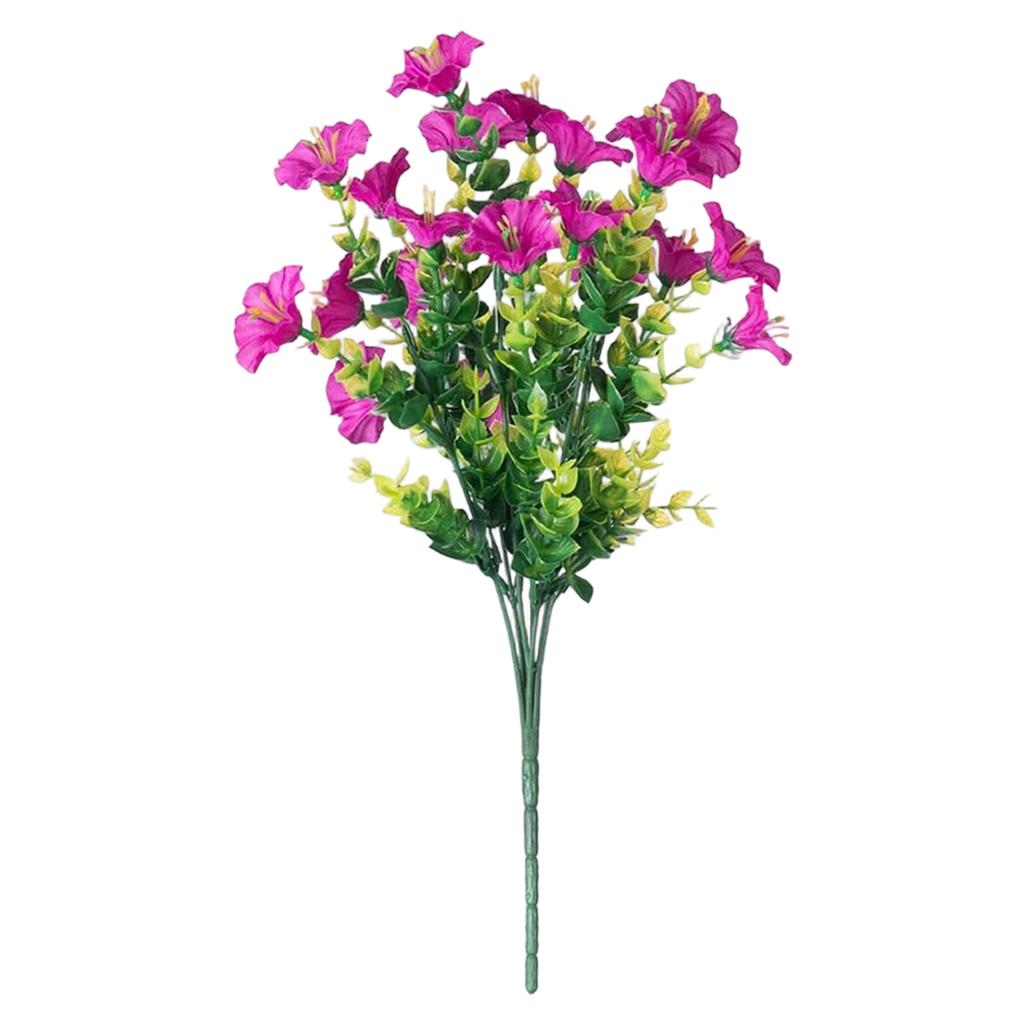 7-Head 3-Mesh Artificial Flowers/Plastic Plants, Suitable For Outdoor Decoration, Weddings, Family Gardens, Terraces, And Porch Decoration.