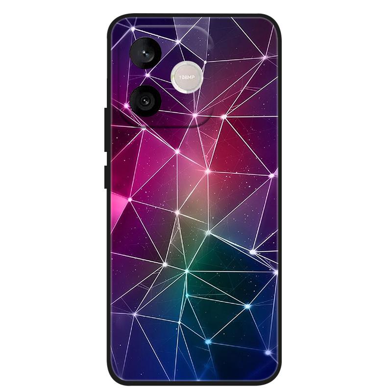 Schwarze Schutzhülle für Honor 600 Lite und Honor 500 Smart mit Silikon-Rückseite