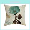 Floral Butterfly Pillowcase For Living Room Decor With Polyester Material For Home Use