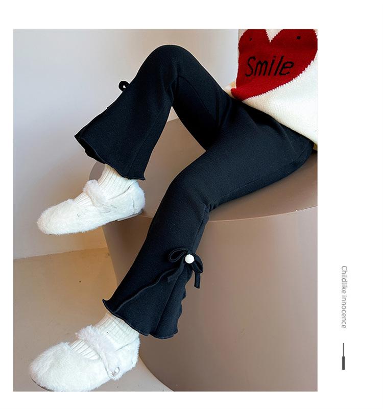 Leggings Invernali da Bambina con Fodera in Pile: Pantaloni spessi alla moda monopezzo per ragazze 2025