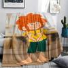 1PC Meister Eder Print Flannel Blanket, High quality Comfortable for All Seasons, Home Decor, Warmth and Comfort, Perfect for Christmas Gifts 84