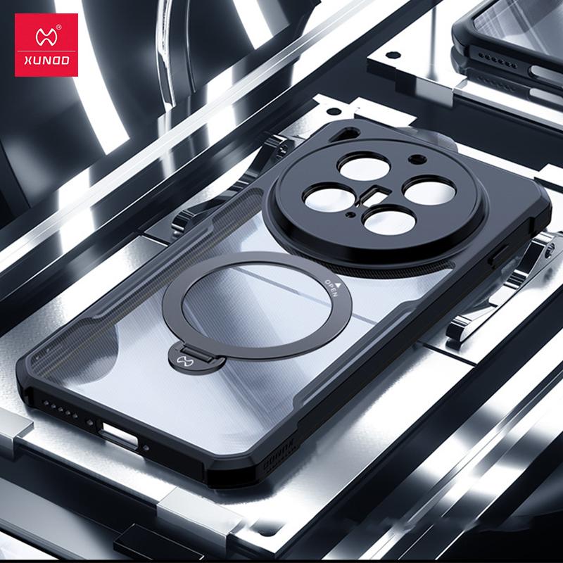 XUNDD For Vivo X300 Pro Case Vivo X300 Cover Airbag Shockproof Protective Casing With Rotatable Magnetic Holder