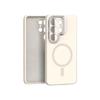 For Magsafe Liquid Silicone Case For Samsung Galaxy S26 S25 S24 S23 Ultra Edge Funda S25 Ultra Metal Lens Protect Magnetic Cover