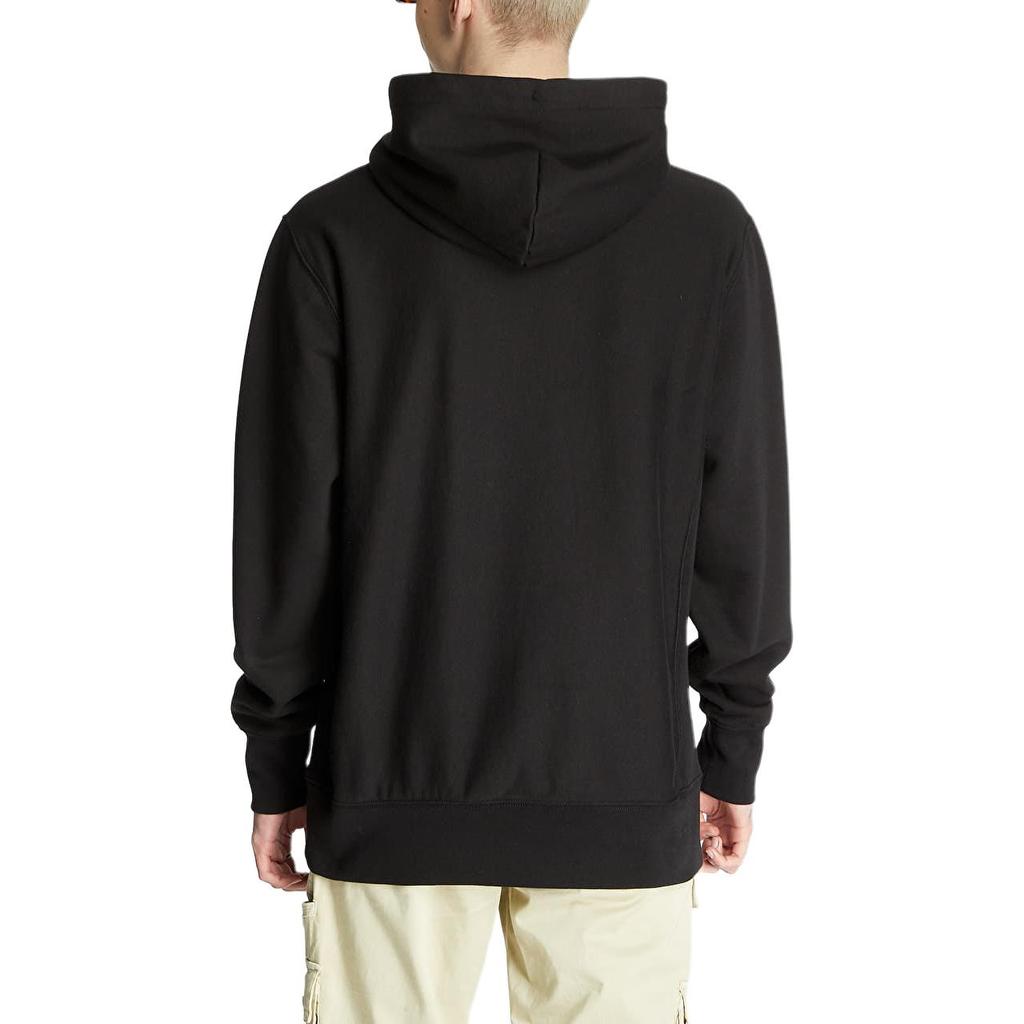Vans Sweat à capuche Pullover Couleur Unie Logo Brodé Manches Longues Sweat-shirt Homme sweatshirt Noir VN0A5E1OBLK