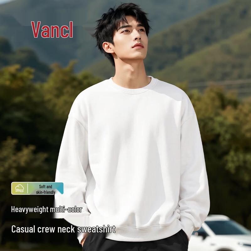 VANCL Men's 2026 Autumn Loose Fit Crewneck Sweatshirt