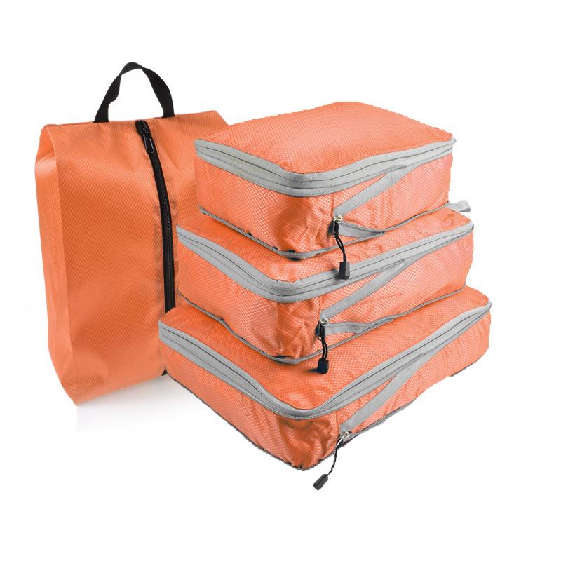 Waterproof Cross-Border Travel Three-Piece Compressible Clothes & Underwear Storage Bag Set