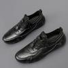 Mode Retro-Stil Sport Herren Trainer Rutschfeste Lässige Lederschuhe Mode Outdoor-Sneaker Reise Tenis Masculino Trekkingschuhe