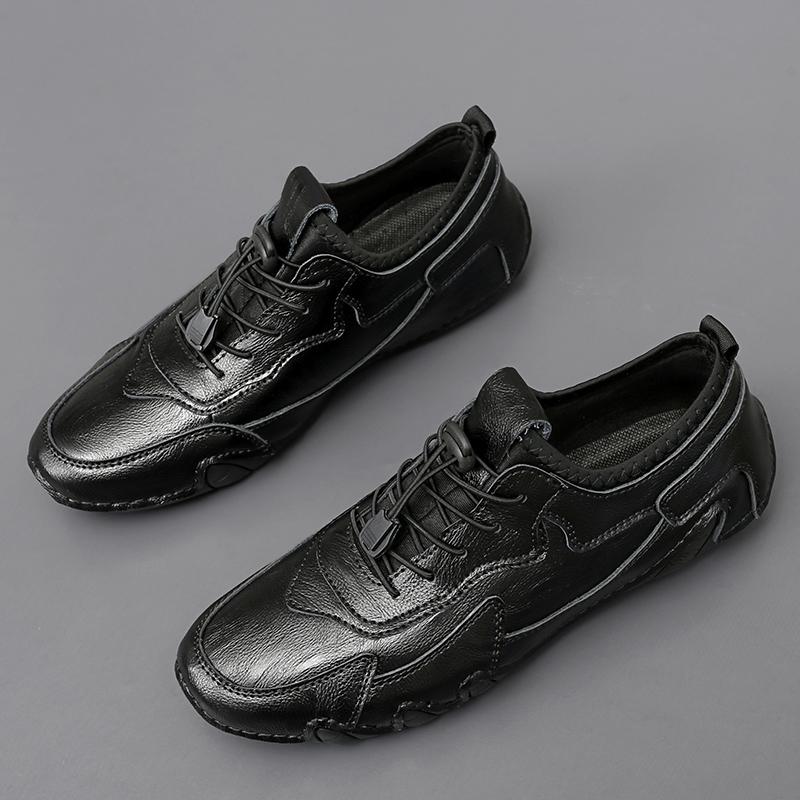 Mode Retro-Stil Sport Herren Trainer Rutschfeste Lässige Lederschuhe Mode Outdoor-Sneaker Reise Tenis Masculino Trekkingschuhe