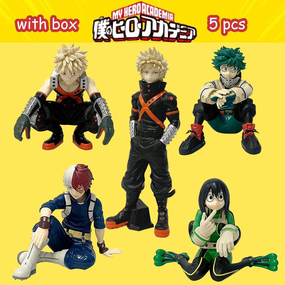 9-21Cm New Anime My Hero Academia Midoriya Izuku Bakugou Katsuki Ochaco Uraraka Anime Figure Toys For Kids Christmas Gift