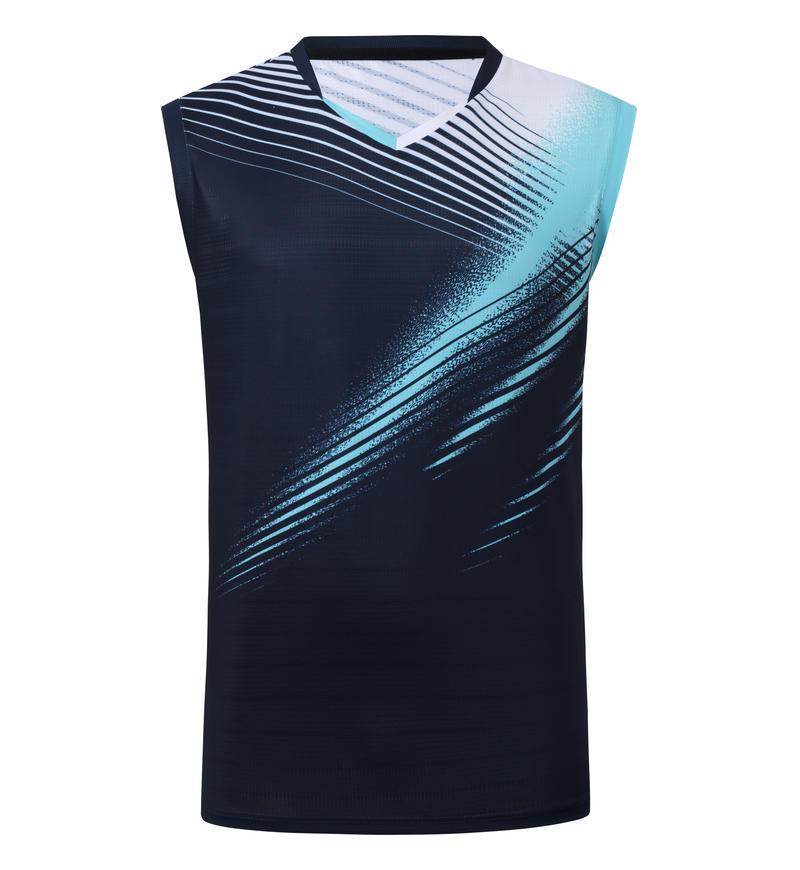 Men s Quick-Dry Breathable Sleeveless Sports Uniform for Badminton, Tennis, Volleyball XL