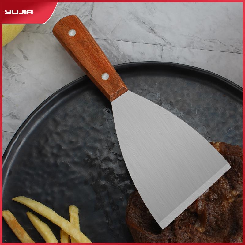 Lopata din otel inoxidabil Maner din lemn Lopata de gatit Lopata Gratar Lopata Clatite Pizza Instrument