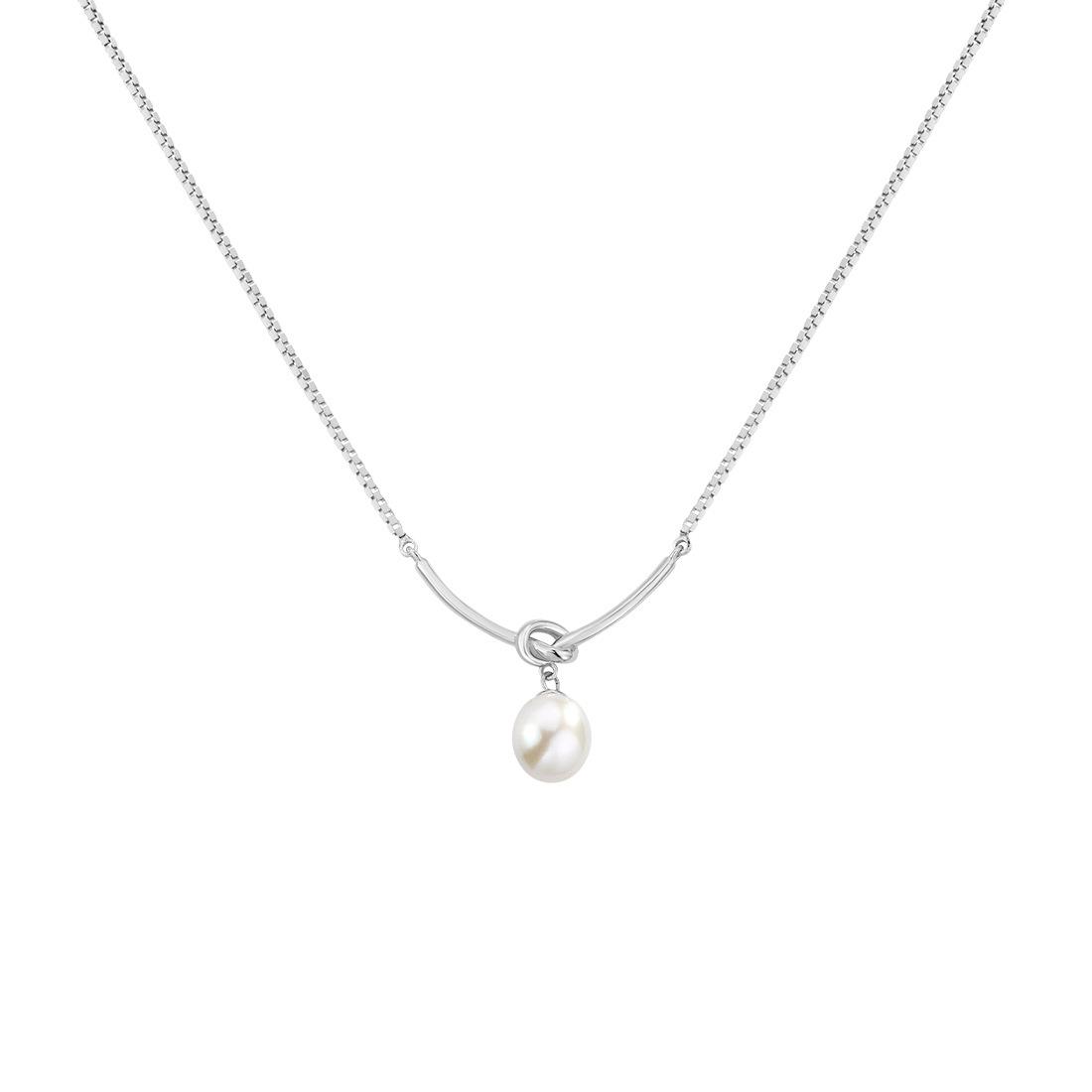 

Exquisite Pearl Pendant Necklace For Women Delicate Luxury Collarbone Chain Elegant High-End Gift